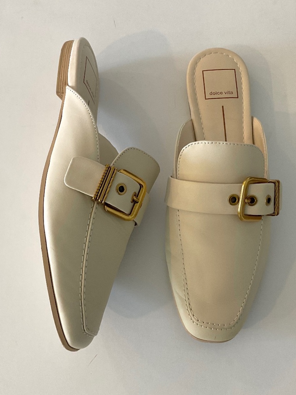 DOLCE VITA Santel Mule Leather Loafer Size 8.5